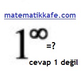 1 üzeri sonsuz matematikkafe.com 