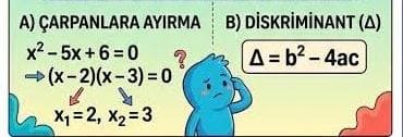 2.derece Kökleri bulma yöntemi 