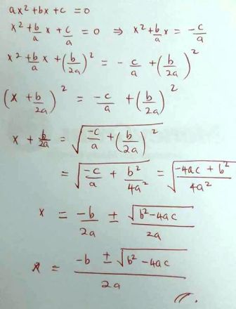 2.derece denklem ispat matematikkafe.com 