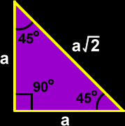 45 45 90 üçgeni matematikkafe.com