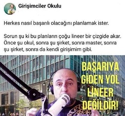  Başarıya giden yol lineer değildir