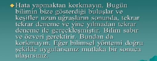 BULUSLAR VE TUTMAYAN GORUSLER