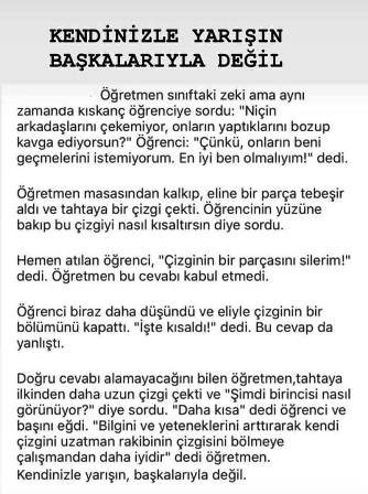 KENDiNiZLE-YARIsIN KENDiNiZLE-YARIsIN