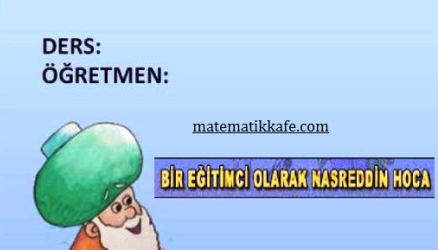 NASRETTİN HOCA VE MATEMATİK NASRETTİN HOCA VE MATEMATİK