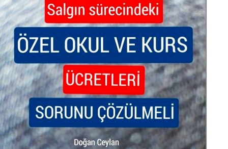 MEB ÖZEL OKUL/KURS ÜCRET SORUNUNU ÇÖZMELİ