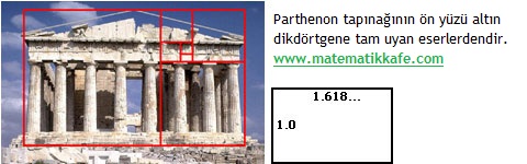 parthenon tapınak ALTIN dikdörtgen atmatematikkafe.com 