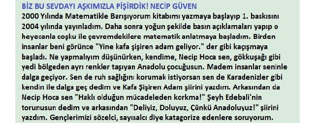 Kafa şişiren adam şiirinin hikayesi