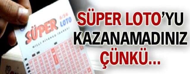 Loto'da Kazanma! Olasılığı Nedir?